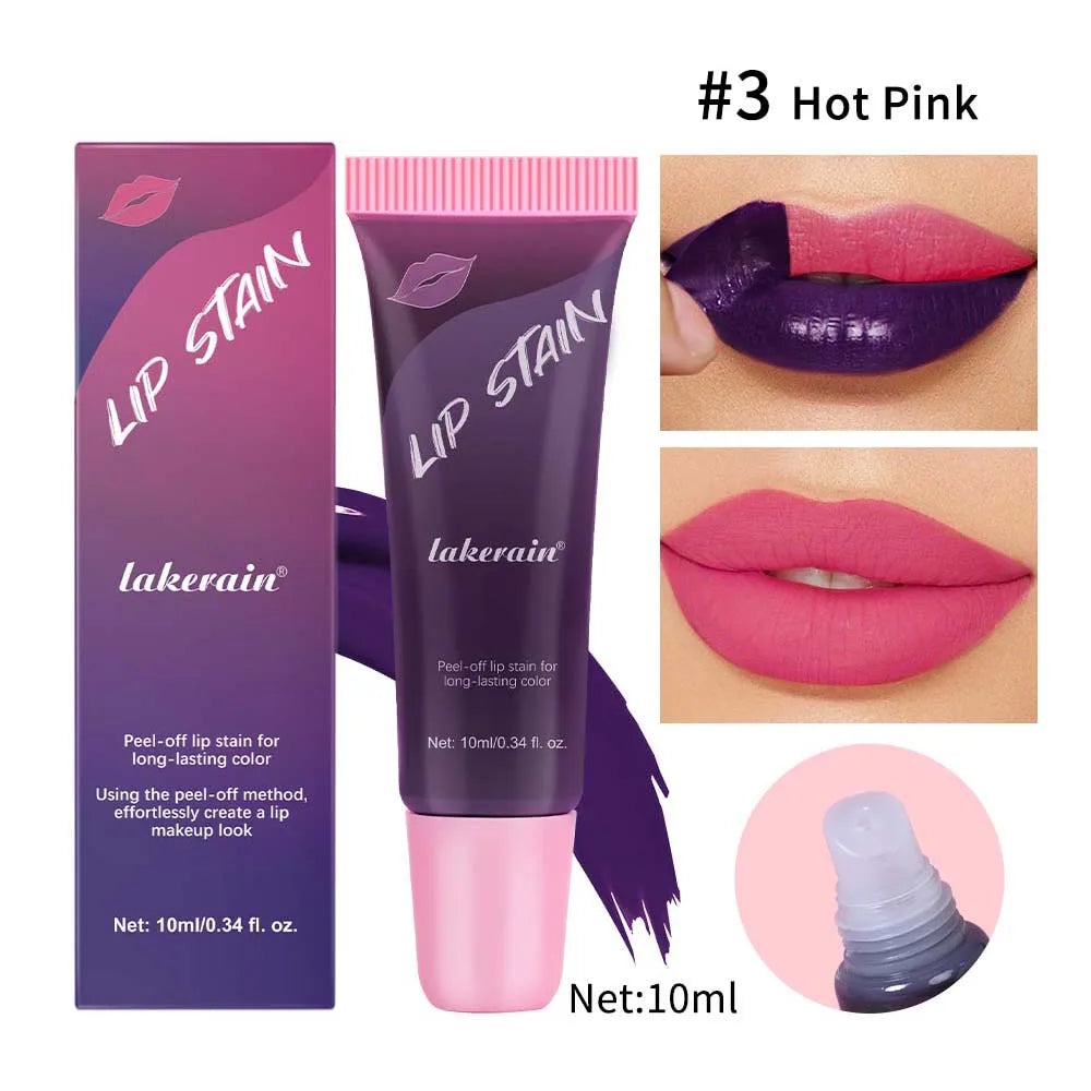 Peel Off Lip Stain Waterproof Resistant Lipsticks Cheap Lip Gloss Matte Tick for Lips Labios Inks Tattoos Makeup Ink Tint
