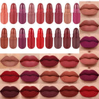 18 pcs/set Long-Lasting Velvet Matte Lipstick Set - Waterproof Portable Mini Capsule Lipsticks for Valentine's Day Gifts