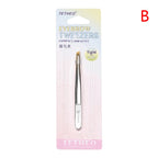 Stainless Steel Flat/Slant Tip Multifunction Tweezer Eyebrow Tweezer Face Hair Removal Make Up Tool False Eyelashes Tweezer Tool