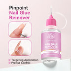 BORN PRETTY 30ml Pinpoint Nail Glue Remover Gel Polish For Press On Nail Quick Dry Gentle Easy To Soften Nail Tips Remover Tool