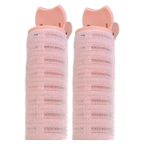 1/2pcs Fluffy Hair Roller Bangs Hair Root Fluffy Hair Clips Self Grip Traceless No Damage Bang Top Styling Curling Barrel Roller