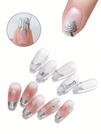 XEIJAYI 1Pc Mirror Silver Metallic Painting Gel Nail Polish Silver Mirror Glitter UV Gel For Home Manicure DIY