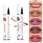 Liquid Lipliner Pencil Long Lasting Lips Cosmetic Tool Matte Soft Lip Liner Stick Quick Drying Smudge Proof Natural Lipstick Pen