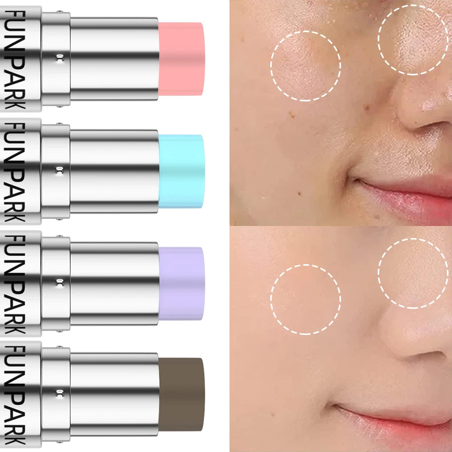 Facial Invisible Pore Base Stick Korean Makeup Concealer Isolation Pore Base Modifying Skin Color Primer Cream Cosmetic Gifts