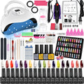 Gel Nail Polish Kit Manicure Art Decorations Set With Nail Dryer Semi Permanent Gel Varnish Set Professional Nail Art Tools Kit
