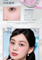 Makeup Flowerknows Shell Pearl Collection Silk Satin Blusher Lightweight Highly Pigmented Blush Powder Long Lasting Face Blushes