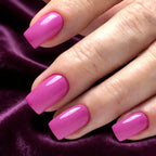 Artificial Press On Fake Nails Glossy Wine Red False Nail Long Square Reusable DIY Lady Fingernail Tip Manicure Tools