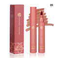 Lip Tint Pen, 6 Colors Available, Matte Water Lipstick, Non-Stick Cup, Long-Lasting, Smooth Lip Liner and Lip Stain Combo