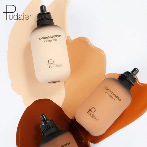 40ML Face Liquid Foundation Full Concealer Makeup Waterproof Base Brighten Whitening Cover Dark Circle Matte Foundation Cosmetic