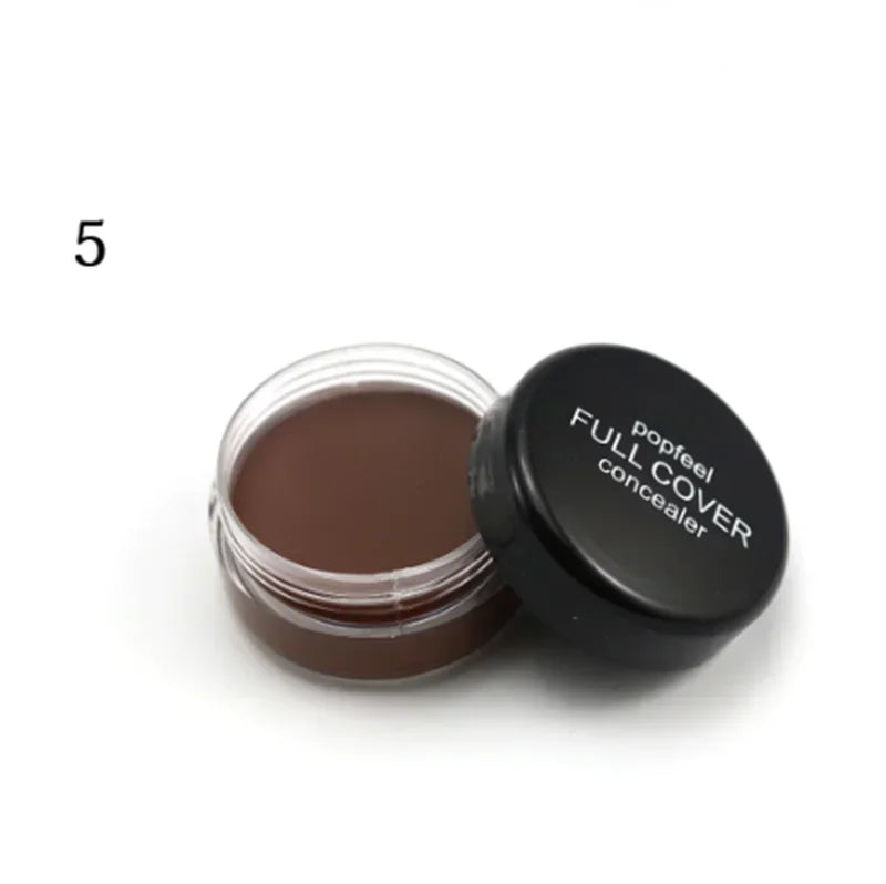 Popfeel Full Cover Concealer Hide Blemish Creamy MakeUp Face Lip Eye Foundation Makeup Contouring Corrector Make Up