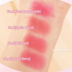 4pcs Set Jelly Cheek Blush Tint 3-in-1 Transparent Moisturized Blusher Facial Contour Rouge Lip Stick Long Lasting Rouge Makeup