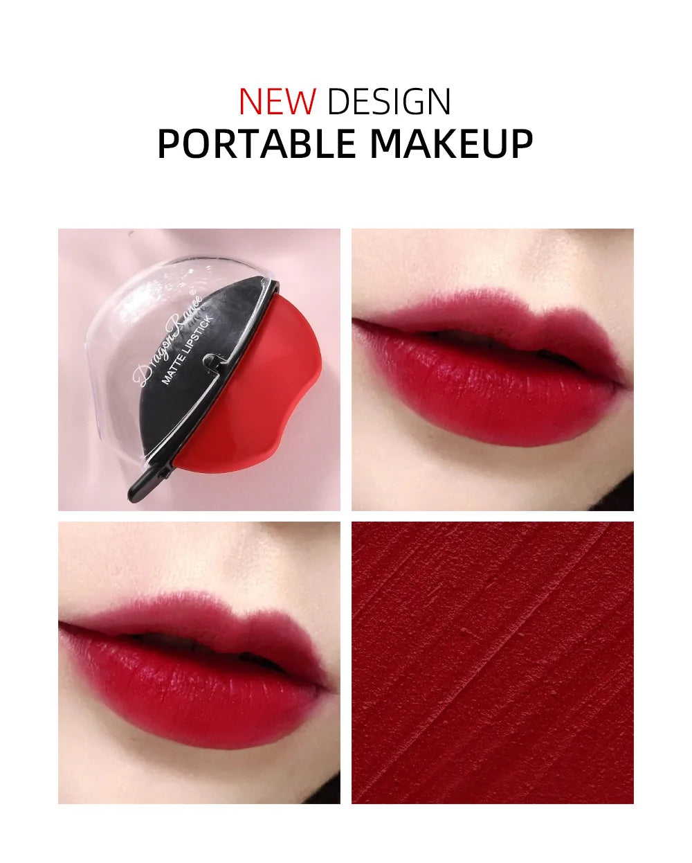 Dragon Ranee Matte Velvet Mist Lipstick Designed for Lazy People Lip Shape Lip Gloss Long Lasting Easy To Color Beauty Makeup