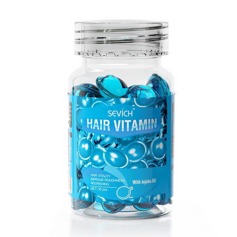 Magic Hair Vitamin Capsule Keratin Oil Fast Restore Hair Soft Smooth Shiny Deep Moisturizer Frizzy Dry Scalp Hair Care Products