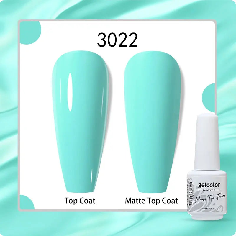 Arte Clavo 8ml HEMA TPO Free Gel Nail Polish Nail Art Manicure Semi Permanent Gel UV Hybrid Varnishes Base Top Coat Enamels New