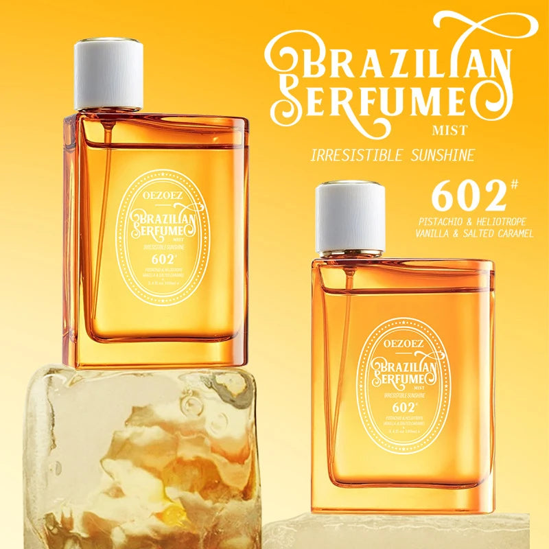 French Unisex Charm Pheromone Perfume Caramel Vanilla Special Light Perfume Fresh Lasting Charming Floral Fragranc Spray 100ml