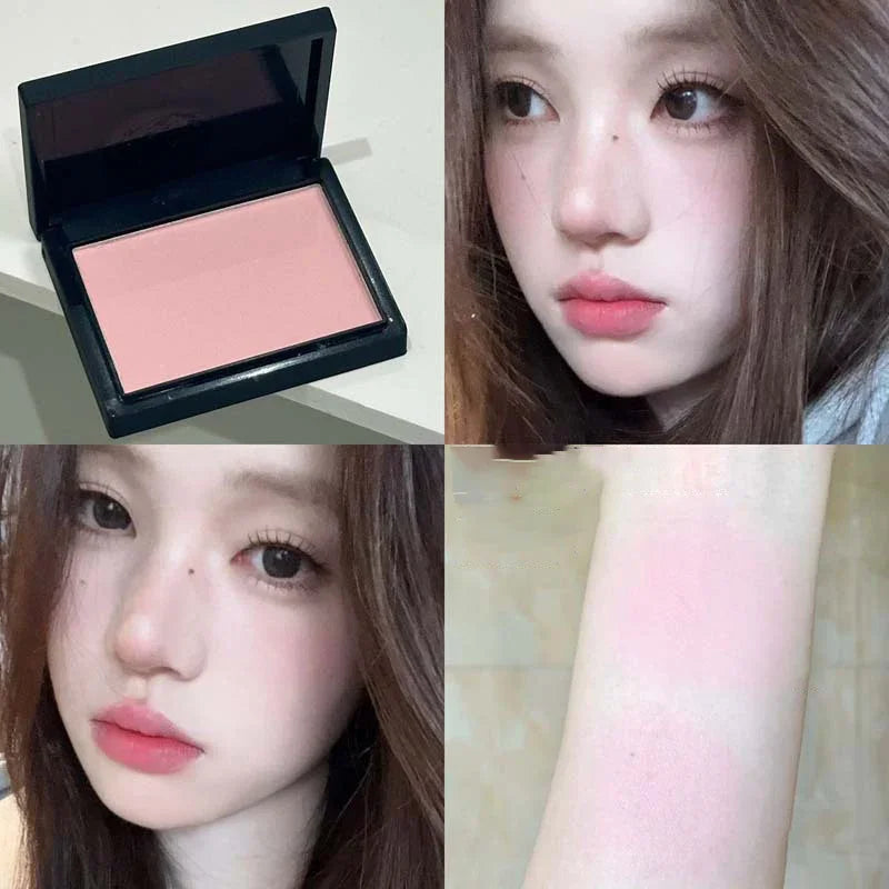 Professional Makeup Powder Blush Nude Pink Blusher Makeup Blush Palette Cheek Color Cosmetics Palette Powder Pink Cream Face