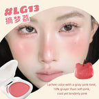 LEEMEMBER Watery Blush Moisturizing Blusher Cream Monochrome Shimmer Cute Cosmetics Longlasting Jelly Face Blusher In Bar Makeup