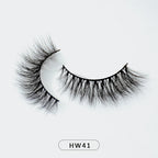 Dropshipping Wholesale Natural Wispy 3d Mink False Lashes Makeup Mink Fake Eyelashes With Soft Band Make-up For Women