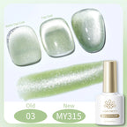 BORN PRETTY 10ml Silver Water Light Cat Magnetic Gel Nail Polish Nail Supplies Vernis Semi Permanent Gel for Fall Winter Nails