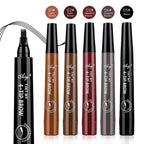 Eyebrows Pen Eyebrow Tattoo Waterproof Liquid Black Eye Brow Makeup Pencil Microblading