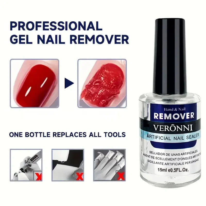 Crack-Free Nail Glue Remover, Non-Damaging Cuticle Oil, clean without damaging nails,convenient and fast,safe and non irritating