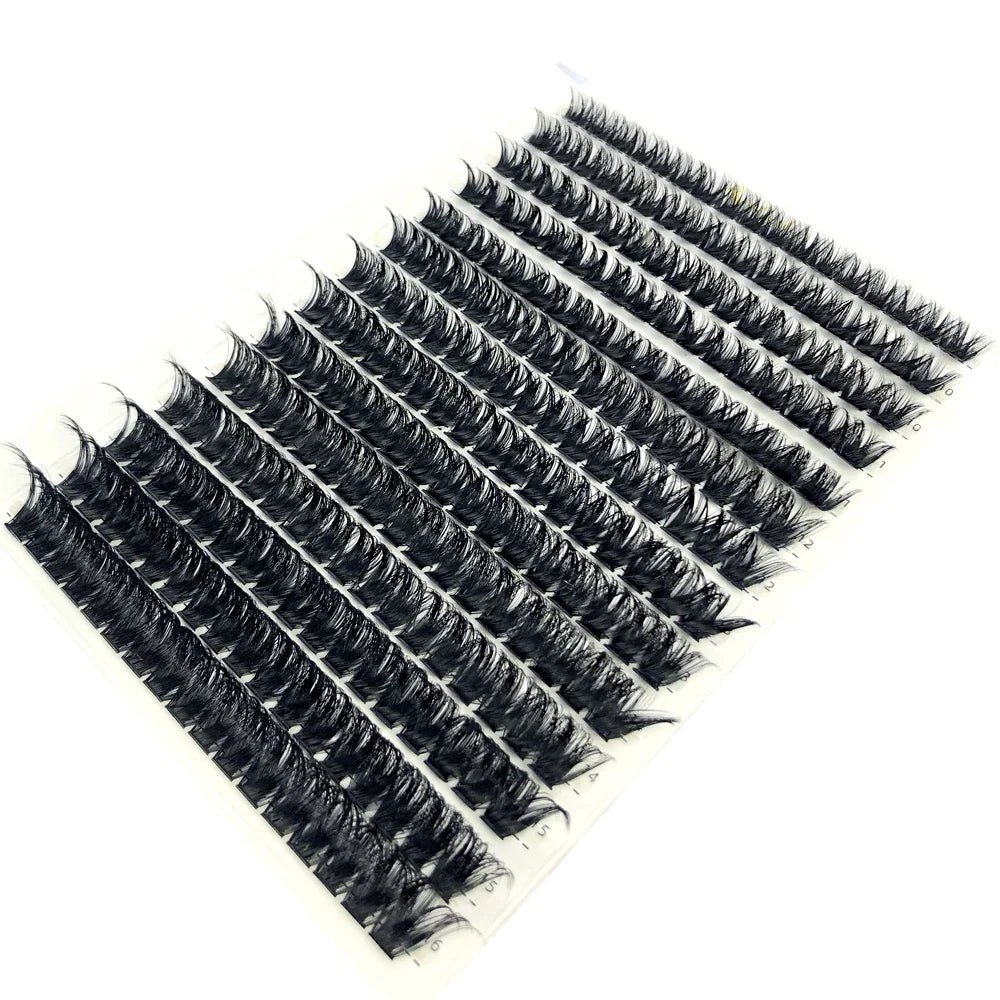 60D/80D Mink Eyelashes 100/280 Bundles Natural Eyelash extension 3D Russia Volume Individual Eyelash Cluster Makeup Tools Lashes