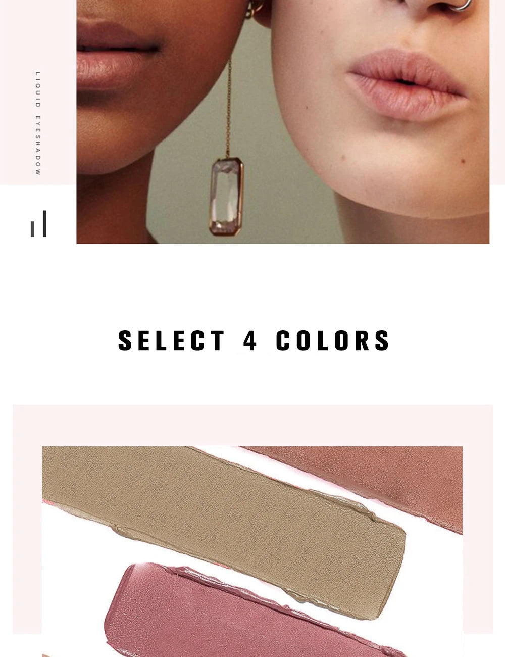 Single-Color Eyeshadow Liquid - Matte, Velvety, Enhances Complexion, Low Saturation, Blendable, Soft Matte Finish, Easy to Apply