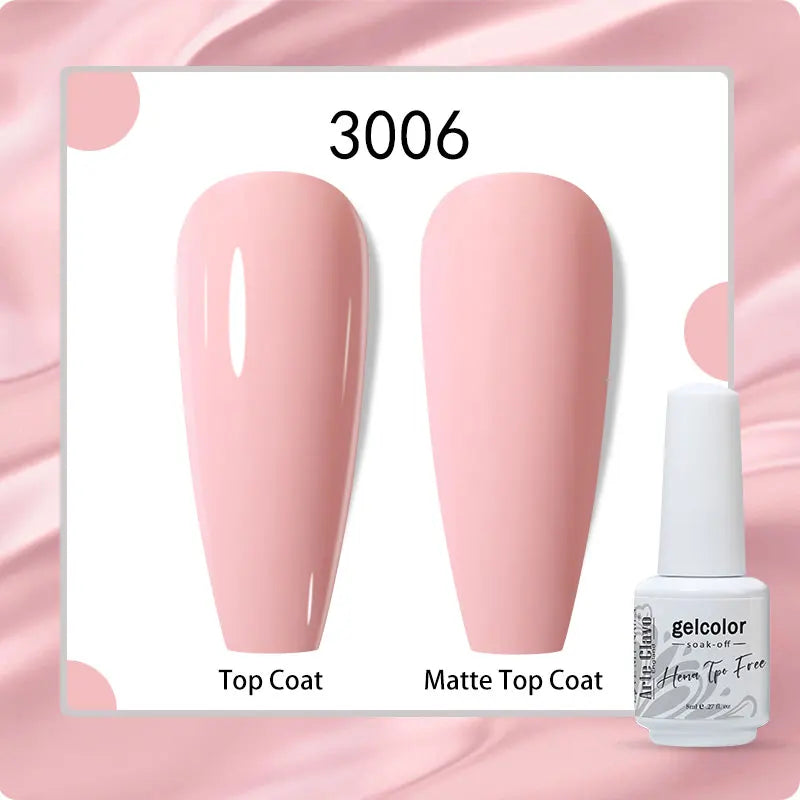 Arte Clavo 8ml HEMA TPO Free Gel Nail Polish Nail Art Manicure Semi Permanent Gel UV Hybrid Varnishes Base Top Coat Enamels New