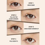 Judydoll Black Brown Waterproof Eyeliner Gel Pen Smooth Not Blooming Lasting Eye Liner Lying Silkworm Pencil Korean Eyes Makeup