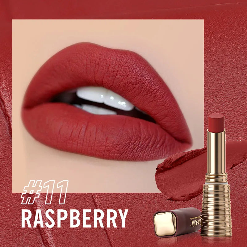 IMAGIC Lipstick Matte Long Lasting  No-stick Lipstick Waterproof Makeup Lip Stick Smudge-free Classic Highly Pigmented Lip Tint