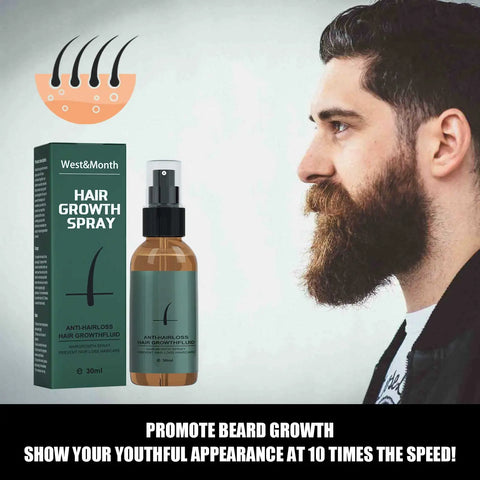 Natural Men Beard Growth Roller Set Beard Growth Kit Men's Beard Growth Essence Nourishing Enhancer Beard Oil Spray Beard Care