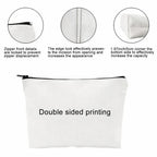 Custom Name Vintage Cute Girl Pattern Makeup Bag Handbag Toiletry Bag Pencil Case Holiday Gift Cosmetic Bag