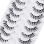 False Eyelashes 3/10 Pairs Natural Long Mink Lashes Strip Dramatic Fake Lashes Full Eye yelash Extension Makeup Faux Cils Tool