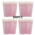 100/200pcs Lip Wands Applicators Eyelashes Brushes Lipstick Brush Mascara Applicator Gloss Wands Eyelash Extension Makeup Tool