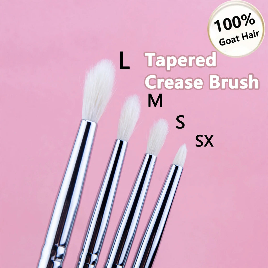 Highlighter Brush Eyeshadow Crease Brush Contour Crease Highlighter Sculpting Makeup Brushes 100% Goat Hair Tapered Beauty Tool