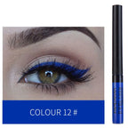 Waterproof Matte Liquid Eyeliner Long Lasting Quick Dry Non Smudging UV Luminous Gel Makeup for Smokey Eyes