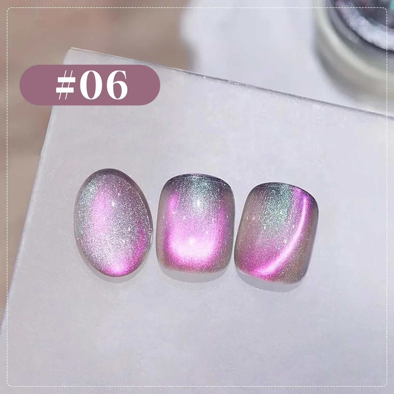12ML 1-6PCS Popular Winter Internet Celebrity Hot-selling Northern Lights Cat Eye Magnet Gel Nail Polish Nail Art Nail Supplies
