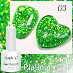 PUETNE 7.5ML Amber Moonlight Cat Magnetic Gel Nail Polish Winter Nails Jelly Glass Cat Eye Soak Off UV Semi-Permanent Varnish