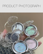 HERORANGE Glowing Charm Monochrome Eyeshadow Palette Pearlescent Explosion Polarized Brightening Silkworm Highlight