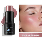 Makeup Face Cream Contour Sticks,Shades with Highlighter & Bronzer & Blush, Non-greasy and Water-resistant Face Contouring Pen