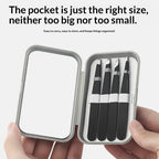 4 Pcs Stainless Steel Eyebrow Clip Tweezers Set Eyebrow Tweezers Eyebrow Trimming Set Beauty And Grooming Tools With Mirror Case