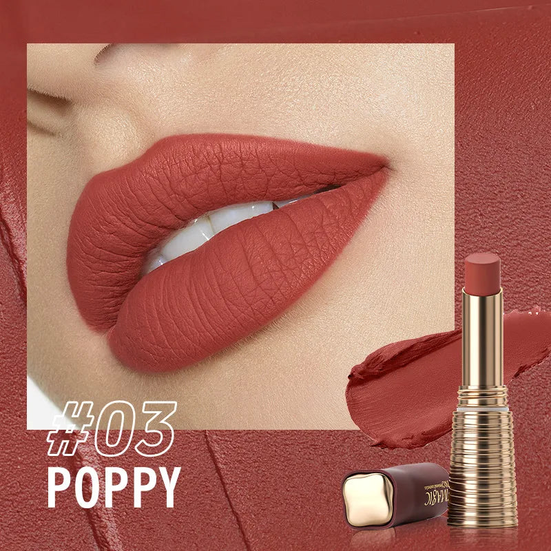 IMAGIC Lipstick Matte Long Lasting  No-stick Lipstick Waterproof Makeup Lip Stick Smudge-free Classic Highly Pigmented Lip Tint