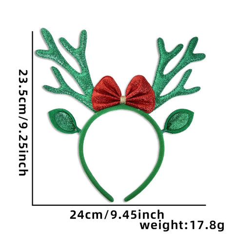 Christmas Headbands Funny Santa Claus Leg Hairband Xmas Kids Favor Gifts Head Band Merry Christmas Natal Navidad Party Decor