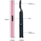 Electric Eyelash Curler Heated Portable Safety Electric Eye Lashes Eyelash Grafting Long Lasting Mini Fast Heating Makeup Tools