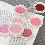Monochrome Milk Peach Face Blush Pallete Mineral Pigment Cheek Blusher Powder Makeup Professional Contour Shadow Pink Blusher