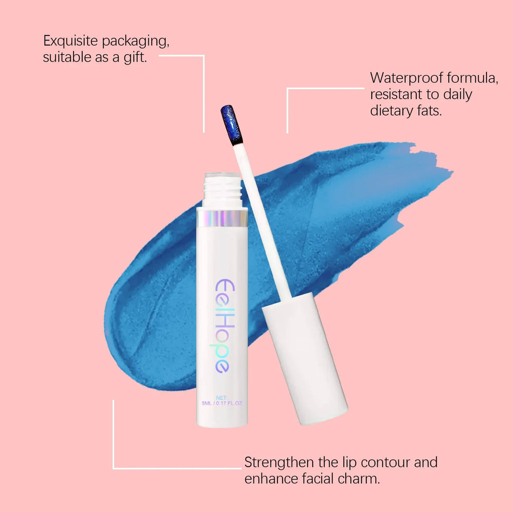 2 Colors Peel Off Lip Gloss Lip Liner Tattoo Waterproof Long Lasting Lip Glaze Non Stick Cup Matte Lip Tint Sexy Red Pink Makeup