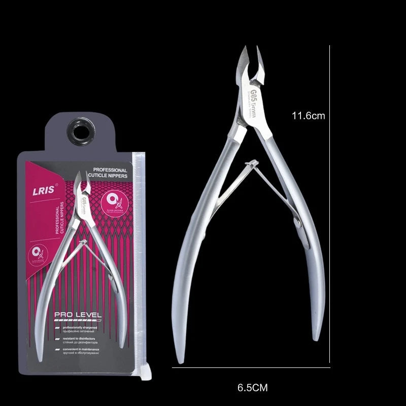 Stainless Steel Cuticle Trimmer Nail Nipper Cuticle Remover for Nail Products Toenails Dead Skin Professional Pedicure Tools