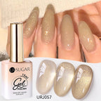 UR SUGAR 15ml Jelly Nude Gel Nail Polish Light Pink Translucent Color Soak Off UV LED Gel Varnish Nail Art DIY Fashion Manicure