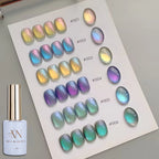 12ML 1-6PCS Popular Winter Internet Celebrity Hot-selling Northern Lights Cat Eye Magnet Gel Nail Polish Nail Art Nail Supplies