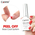 Canni 18ml Big Size Long Wear Diamond No Wipe Top Coat Peel Off Base Coat Nail Manicure Soak Off UV LED TPO FREE Gel Polish